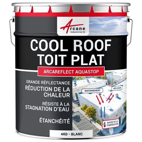 Cool Roof Anti Stagnation D Eau Arcareflect Aquastop