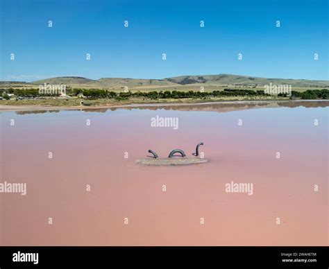 Aerial Views Of Lake Bumbunga Lochiel S Pink Lake In The Clare Valley