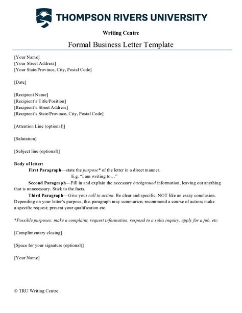 30 Professional Business Letter Templates [Word]