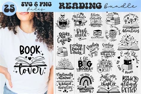 Reading Svg Bundle Book Lover Svg Files For Cricut