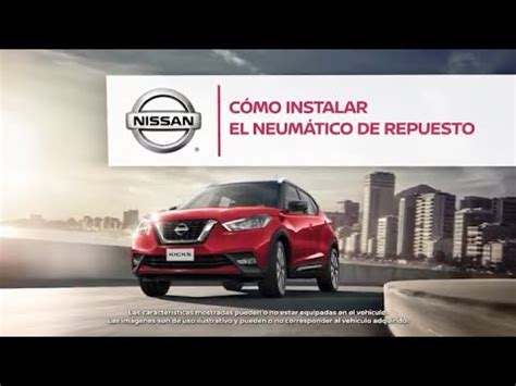 Nissan Kicks Tutorial Instala el neumático de repuesto YouTube