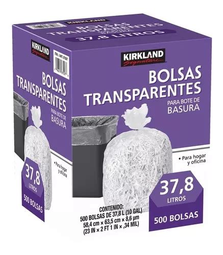 Kirkland Signature Bolsas Para Basura C 500 Piezas Envío gratis