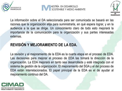 PPT Evaluación del desempeño ambiental EDA ISO 14031 2 PowerPoint