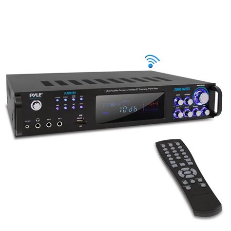 Home Theater Bluetooth Hybrid 3000W Amplifier Receiver w/ Wireless ...