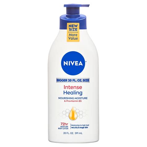 Nivea Intense Healing Body Lotion Hour Moisture For Dry To Very Dry