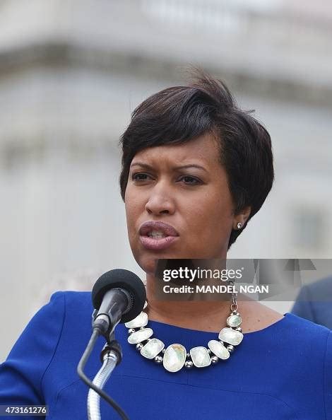 Washington Dc Mayor Muriel Bowser Speaks During An Event To Urge