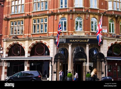 Hampshire hotel Leicester square-London Stock Photo, Royalty Free Image ...