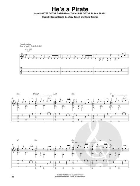 Disney Songs For Fingerstyle Guitar Noten F R Gitarre