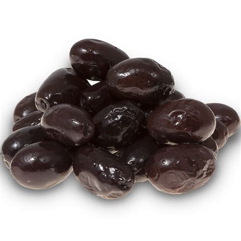 Aceitunas negras enteras 1ª sin hueso variedad Empeltre con ajo