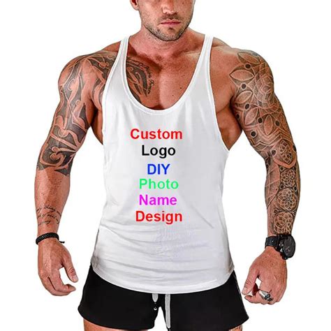 Bodybuilding Stringer Tank Tops Custom Design Stringer Tank Top