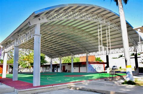 Inauguran Cancha Techada En La Escuela Secundaria General N Mero