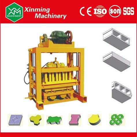 Qtj4 40 China Semi Automatic Concrete Cement Paving Brick Making