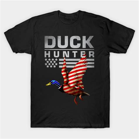 Duck Hunter American Flag Duck Hunting Duck Hunting T Shirt TeePublic