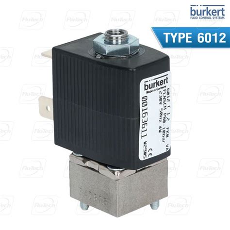 ขาย Plunger Valve 3 2 Way Direct Acting ยี่ห้อ Burkert 6012 ราคาถูกที่สุด Flutechthailand