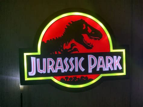 Jurassic Park Led Light Box By Balorfan85 Makerworld