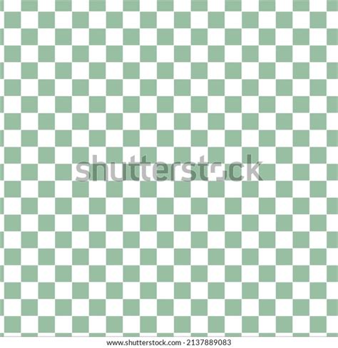 Green Square Pattern Lay On White Stock Vector (Royalty Free ...