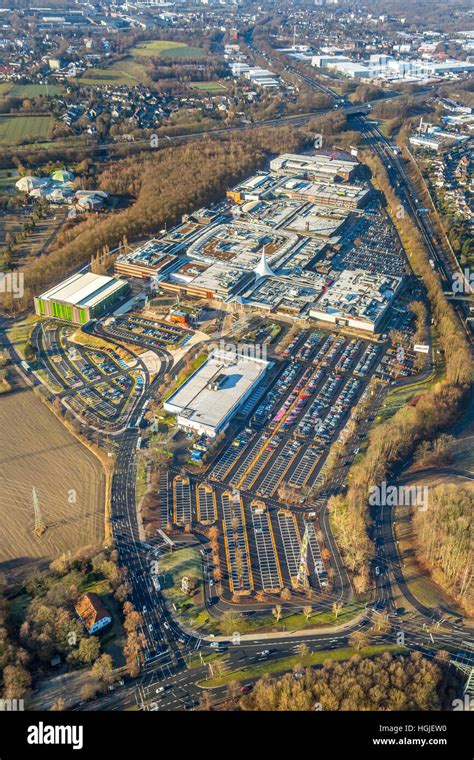 Aerial View Ruhr Park Bochum Center Shopping Center After The