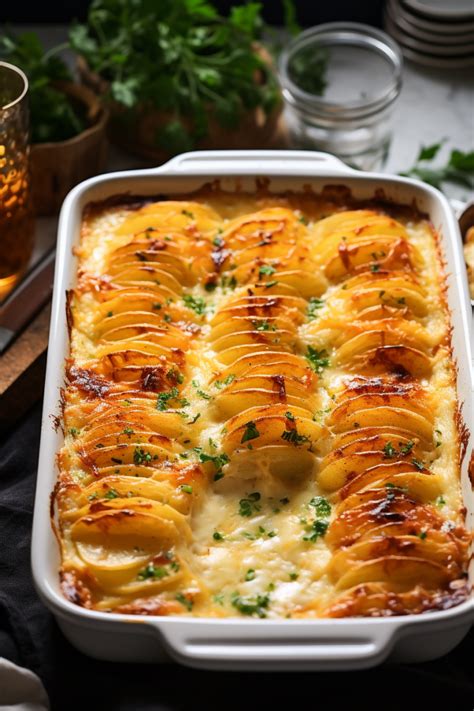 Creamy And Cheesy Au Gratin Potatoes