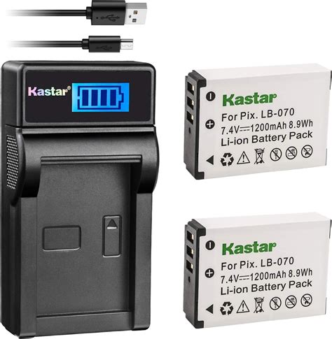 Amazon Kastar 2 Pack Q120 Battery And AC Wall Charger Replacement