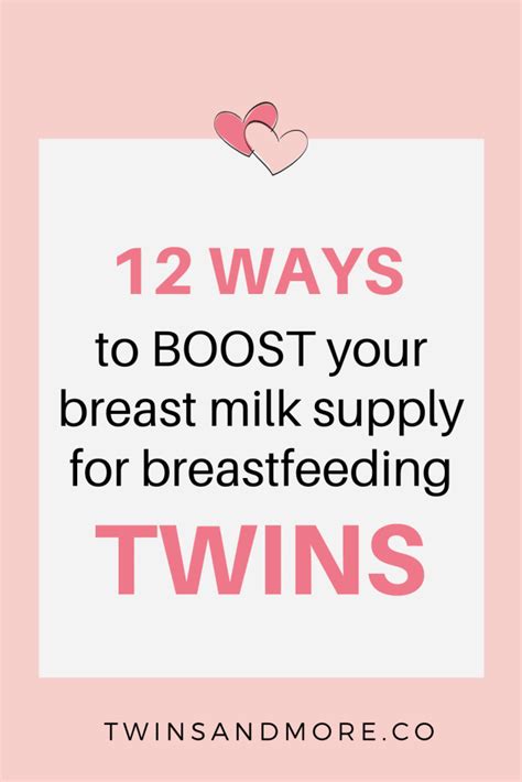 Tips To Boost Your Milk Supply For Breastfeeding Twins Artofit