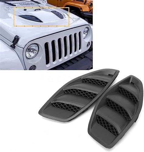 Jeep Wrangler Jk Hood Louver By Rough Country Give Your 56 Off