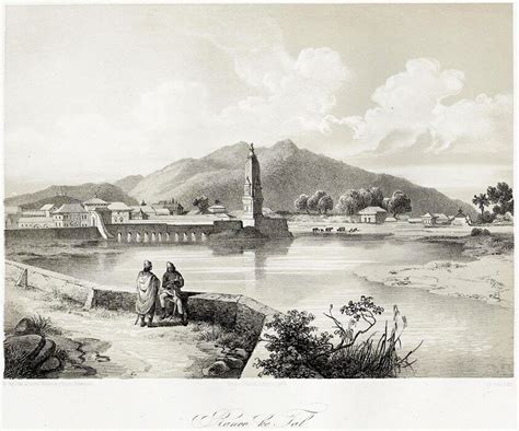 Sketch Of Rani Pokhari Drawn By An Artist Who Accompanied Prince