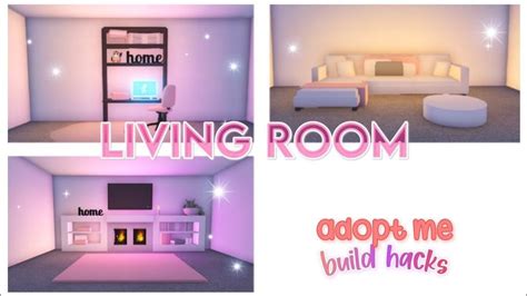 Living Room Decor Building Hacks Adopt Me Building Hacks