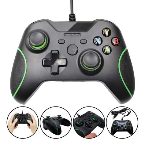 Controle Para Xbox One S Fio Usb Joystick Pc Gamer Feir