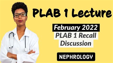 February 2022 Plab 1 Exam Question Plab 1 Lecture Discussion [ Medrevisions ] Youtube