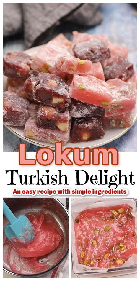 Turkish Delight Recipe Recipe Healthy Sweets Recipes Lokum Recipe