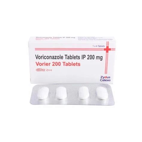 Voriconazole 200mg Vorier Brand Prescription Treatment Antifungal At