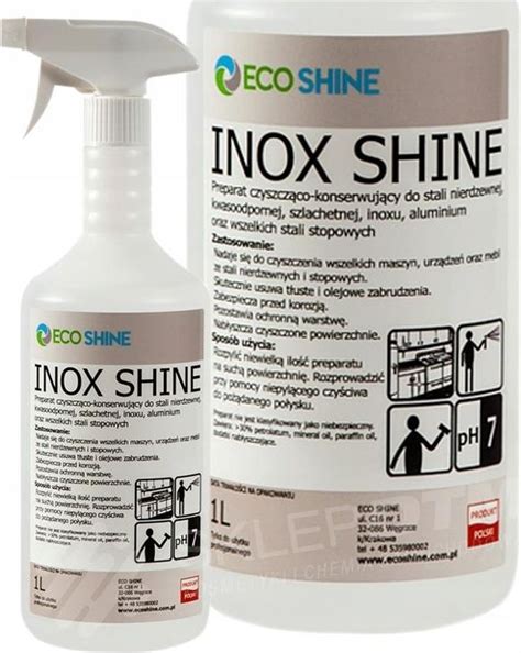 Ecoshine Eco Shine Inox Czyszczenie Stali Nierdzewnej 1L Opinie I