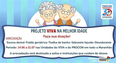 Projeto Viva Na Melhor Idade Arrecada Materiais De Higiene Pessoal