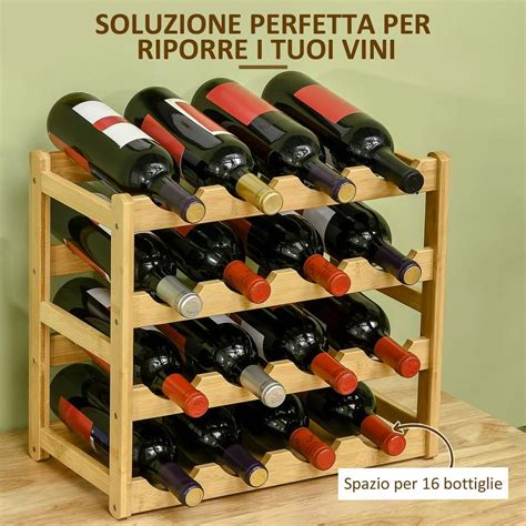 Il Numero Del Risparmio Scaffale Portabottiglie Vino A Livelli Per