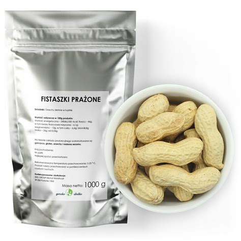 FISTASZKI PRAŻONE orzechy ziemne w łupinie 1 kg 10775141159 Allegro pl