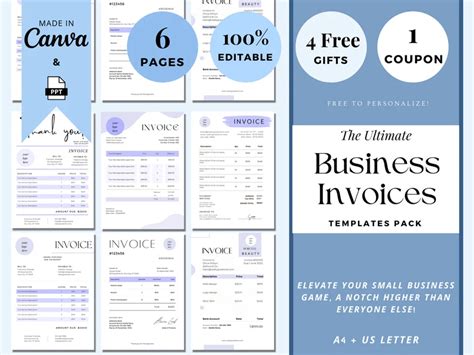 modern order form small business bundle graphic  plannersbybee