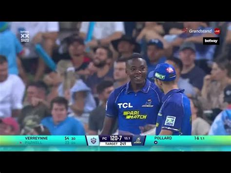 Catches Blitz Betway Sa20 Pretoria Capitals V Mi Cape Town Supersport