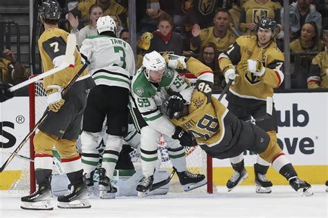 Wyatt Johnston Scores In Ot Stars Beat Golden Knights To Cut