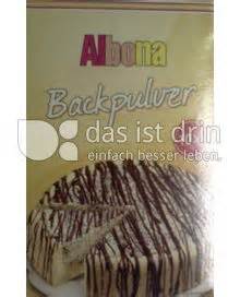 Albona Backpulver Kalorien Kcal Und Inhaltsstoffe Das Ist Drin