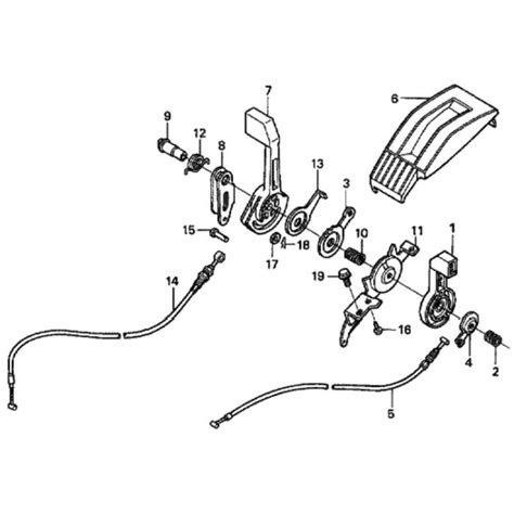 Throttle Lever For Honda HRH536K4 HXEH Lawn Mower L S Engineers