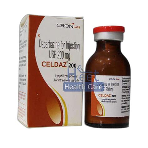 Dacarbazine 200mg Injection Getwell Oncology Pvt Ltd Vial At Rs 360