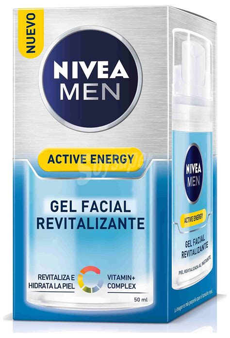 Nivea For Men Nivea Men Skin Energy Gel Facial Ultra Fresh Con