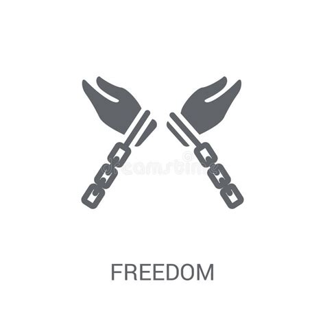 Freedom Icon Trendy Freedom Logo Concept On White Background Fr Stock