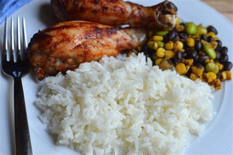 Bbq Chicken And White Rice