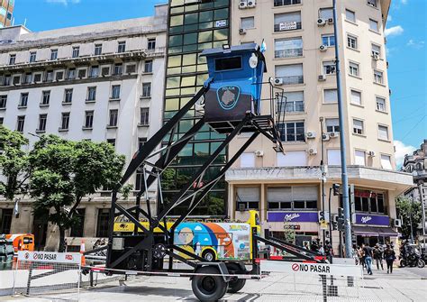 Instalaron Garitas De Seguridad Elevadas En La Avenida 9 De Julio Infobae