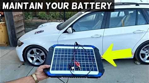 HOW TO MAINTAIN YOUR BATTERY WITH SOLAR CHARGER YouTube