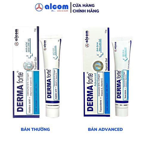 Gel Hỗ Trợ Giảm Mụn Giảm Thâm Derma Forte Advanced Topical Gel 15g