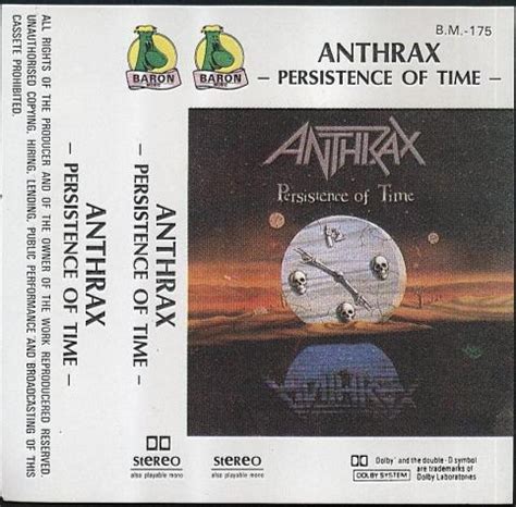 Anthrax - Persistence of Time - Encyclopaedia Metallum: The Metal Archives