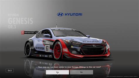 Gran Turismosport Hyundai Genesis Gr Test Race Youtube