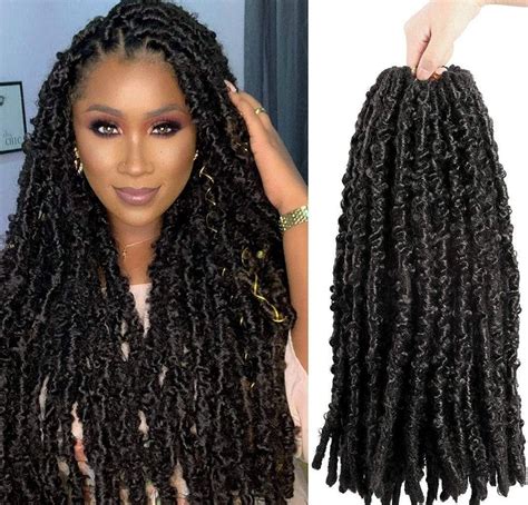 Crochet Butterfly Locs Prelooped Easy Install Crochet Braids Natural